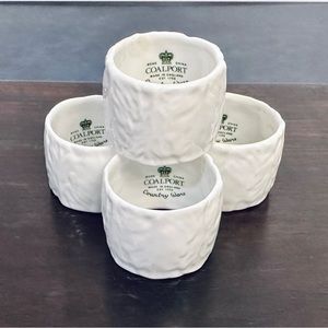 NWOT 4 Coalport Countryware Napkin Rings Discontinued